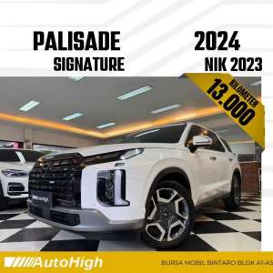 Jual bekas DP10 Km13.000 Palisade Signature 2023 White Reg 2024 AUTOHIGH,lokasi di Jakarta Selatan
