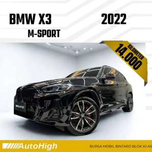 Jual bekas DP10 Km14.000 X3 M-Sport 2022 Black Reg 2023 AUTOHIGH,lokasi di Tangerang Selatan Kota