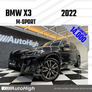 Jual bekas DP10 Km14.000 X3 M-Sport 2022 Black Reg 2024 AUTOHIGH,lokasi di Jakarta Selatan