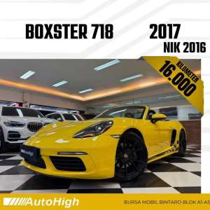Jual bekas DP10 Km16.000 Boxster 718 Cabrio 2016Cayman Reg 2018 AUTOHIGH,lokasi di Jakarta Selatan