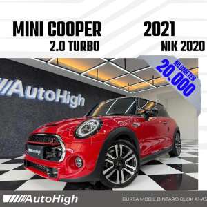 Jual bekas DP10 Km20.000 Mini Cooper 2.0 S Turbo 2020 Red Reg 2021 AUTOHIGH,lokasi di Jakarta Selatan