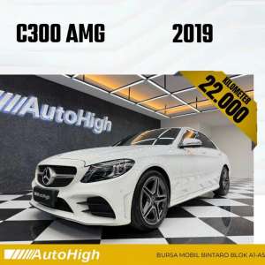 Jual bekas DP10 Km22.000 C300 AMG 2019 White Reg 2018 AUTOHIGH,lokasi di Jakarta Selatan