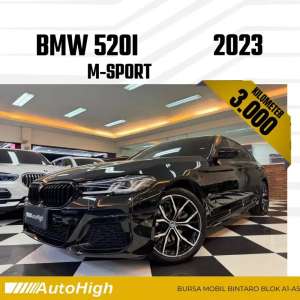 Jual bekas DP10 Km3.000 520i M-Sport 2023 Black Reg 2022 AUTOHIGH,lokasi di Jakarta Selatan