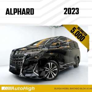 Jual bekas DP10 Km5.000 Alphard G TSS 2023 Black Reg 2024 AUTOHIGH,lokasi di Tangerang Selatan Kota