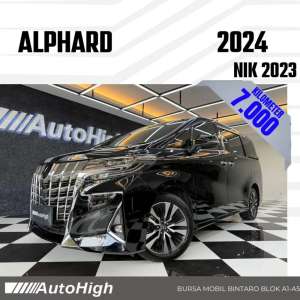 Jual bekas DP10 Km7.000 Alphard G 2023 Black Reg 2022 AUTOHIGH,lokasi di Jakarta Selatan