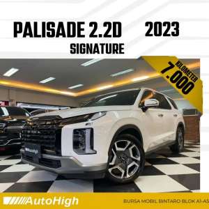 Jual bekas DP10 Km7.000 Palisade Signature 2023 White Reg 2022 AUTOHIGH,lokasi di Jakarta Selatan