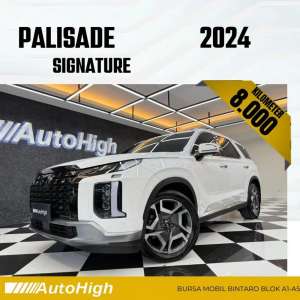 Jual bekas DP10 Km8.000 Palisade Signature 2024 WhiteXRT Reg 2023 AUTOHIGH,lokasi di Jakarta Selatan