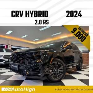 Jual bekas DP10 Km9.000 CRV RS Hybrid 2024 BlackCR-V Reg 2025 AUTOHIGH,lokasi di Jakarta Selatan