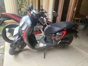 Jual bekas Dp100rb Scoopy hitam 2022 Gbm bisa tunai atau kredit dp100rb,lokasi di Bantul Kab.