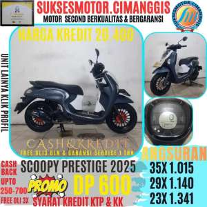 Jual bekas DP600 SCOOPY NEW KEYLES CASHBACK UPTO700RIBUAN FREEOLI3X SUKSESMOTOR,lokasi di Jakarta Barat
