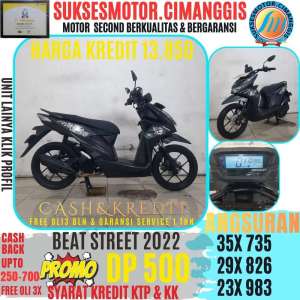 Jual bekas DP800 BEAT STREET CASHBACK UPTO700RIBUAN FREEOLI3X SUKSEMOTOR,lokasi di Jakarta Barat