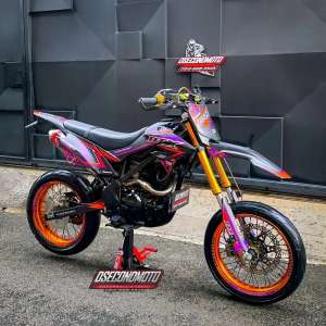 Jual bekas DTRACKER 150TIPE TERTINGGI D TRACKER SUPERMOTO TRAIL SIAP MUDIK,lokasi di Depok Kota