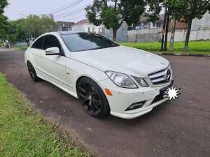 Jual bekas E250 Coupe 2011 2012 istimewa 2 pintu plat D Bandung,lokasi di Jakarta Utara
