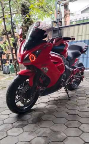 Jual bekas ER6F Be kota pajak off 1x lengkap,lokasi di Bandar Lampung Kota