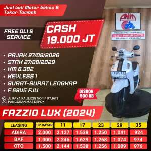 Jual bekas FAZZIO LUX 2024 DP 1 JUTA PAJAK HIDUP KM LOW KREDIVO INDODANA ALISTA,lokasi di Depok Kota