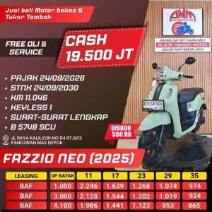Jual bekas FAZZIO NEO 2025 DP 1 JUTA PAJAK HIDUP KM LOW LIKE NEW KREDIVO ALISTA,lokasi di Depok Kota