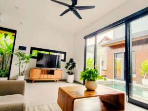 FOR RENT NEW VILLA 3BR FULLYFURNSIHED LOCATION BEST DEKAT PANTAI SINDHU SANUR lokasi di Denpasar Kota, tersedia melalui melalui situs Olx