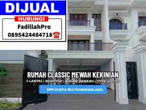 FOR SALE RUMAH MEWAH KOMPLEK DEPLU SISA 1 UNIT lokasi di Tangerang Kota, tersedia melalui melalui situs Olx