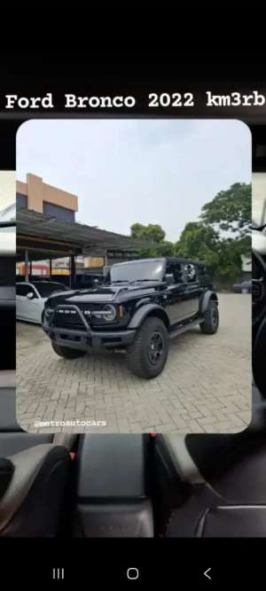 Jual bekas Ford Bronco 2022 like new termurah,lokasi di Jakarta Barat