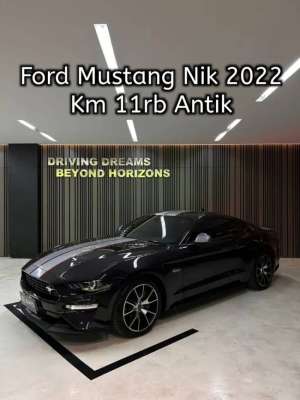 Jual bekas Ford Mustang 2.3 Coupe AT 2023 Abu-abu Km11rb B1151WAC Nik 2022,lokasi di Jakarta Selatan