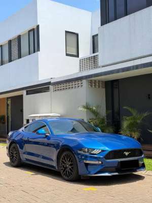 Jual bekas Ford Mustang 2.3 L Ecoobost 2018 Blue Biru 2019 2017 Mobil 2 Pintu,lokasi di Jakarta Pusat