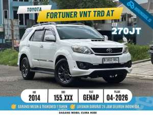 Jual bekas FORTUNER 2.5 G VNT TRD 2014 TANGAN PERTAMA,lokasi di Tangerang Selatan Kota