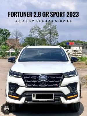 Jual bekas Fortuner 2.8 GR Sport 2023,lokasi di Bandung Kota