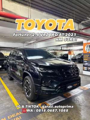 Jual bekas Fortuner TRD 2021 diesel cakep,lokasi di Jakarta Selatan