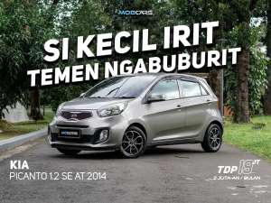 Jual bekas FREE BBM FULL TANK PICANTO 1.2 SE AT 2014 ABU ABU,lokasi di Jakarta Utara