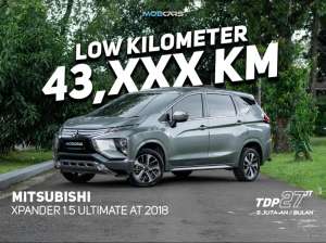 Jual bekas FREE BBM FULL TANK XPANDER 1.5 ULTIMATE AT 2018 GREY ABU ABU,lokasi di Jakarta Timur