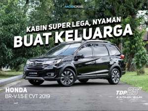 Jual bekas FREE SALDO E-TOLL 1 JT BRV E CVT 2019 HITAM,lokasi di Bogor Kota