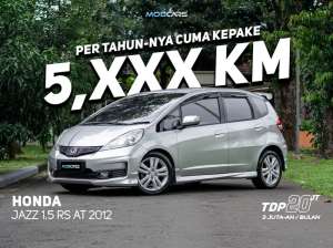 Jual bekas FREE SMART TV 32 JAZZ GE8 1.5 RS AT 2012 SILVER,lokasi di Jakarta Selatan