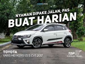 Jual bekas FREE SMART TV 32 YARIS HEYKERS 1.5 S CVT 2017 PUTIH,lokasi di Bekasi Kota