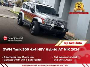 Jual bekas FULL AKSESORIS MODIFGWM Tank 300 4x4 HEV Hybrid AT 2024 2025,lokasi di Jakarta Selatan