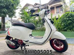 Jual bekas FULL MODIF KM 900 PERAK VESPA SPRINT S 150 TH 2024 LIKE NEW,lokasi di Jakarta Selatan