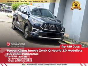 Jual bekas FULLSPEC Toyota Innova Zenix Q Hybrid 2.0 Modelista TSS 2023 2024,lokasi di Bekasi Kota