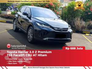 Jual bekas GARANSI 5THAll New Toyota Harrier 2.0 Z Premium TSS 2021 2022,lokasi di Jakarta Barat