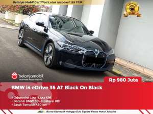 Jual bekas GARANSI 5THBMW i4 i 4 eDrive35 eDrive 35 AT 2024 2025,lokasi di Jakarta Pusat