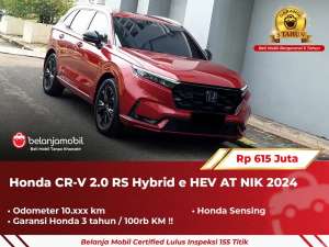 Jual bekas GARANSI 5THHonda CR-V CR V CRV 2.0 RS Hybrid EV Sensing 20242025,lokasi di Tangerang Selatan Kota
