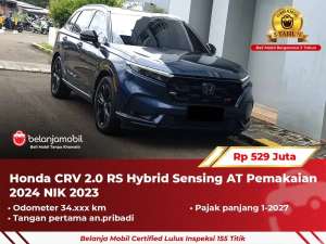 Jual bekas GARANSI 5THHonda CR-V CR V CRV 2.0 RS Hybrid EV Sensing 20232024,lokasi di Jakarta Selatan