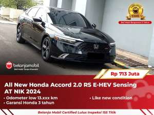 Jual bekas GARANSI 5THHonda Accord 2.0 RS E-HEV Sensing AT 2024 2025,lokasi di Depok Kota