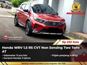 Jual bekas GARANSI 5THHonda WR-V WRV WR V 1.5 RS CVT Non Sensing 20252026,lokasi di Jakarta Barat