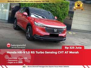 Jual bekas GARANSI 5THHonda HRV HR-V HR V 1.5 RS Turbo Sensing AT 2022 2023,lokasi di Bekasi Kota