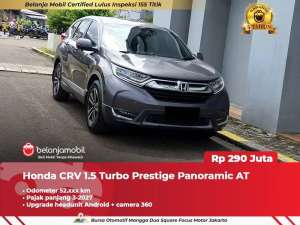 Jual bekas GARANSI 5THHonda CRV CR-V CR V 1.5 Turbo Prestige 2018 2019,lokasi di Jakarta Timur