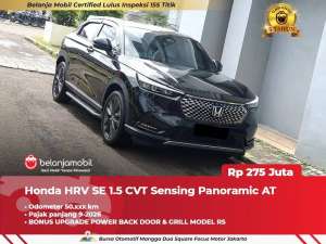 Jual bekas GARANSI 5THHonda HRV HR-V HR V SE 1.5 Sensing Panoramic 2022 2023,lokasi di  ,Jakarta Pusat