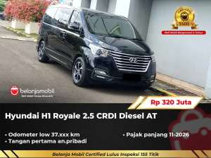 Jual bekas GARANSI 5THHyundai H1 H 1 H-1 Royale 2.5 CRDI Diesel AT 20182019,lokasi di Tangerang Kota