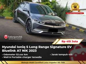 Jual bekas GARANSI 5THHyundai Ioniq 5 Long Range Signature EV 20232024,lokasi di Jakarta Barat