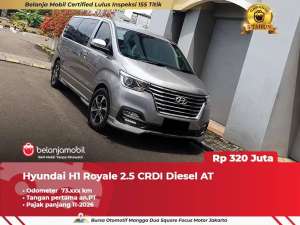 Jual bekas GARANSI 5THHyundai H1 H 1 H-1 Royale 2.5 CRDI AT Abu 2019 2020,lokasi di Jakarta Barat