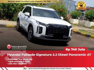 Jual bekas GARANSI 5THHyundai Palisade Signature 2.2 Panoramic AT 20232024,lokasi di Jakarta Utara