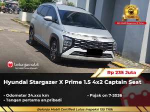 Jual bekas GARANSI 5THHyundai Stargazer X Prime 1.5 Captain Seat 20242025,lokasi di Jakarta Selatan